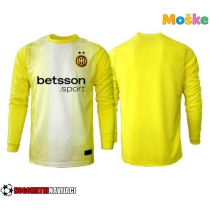 Moške Nogometnih dresov Inter Milan Vratar Gostujoči 2025-26 Dolgi rokavi